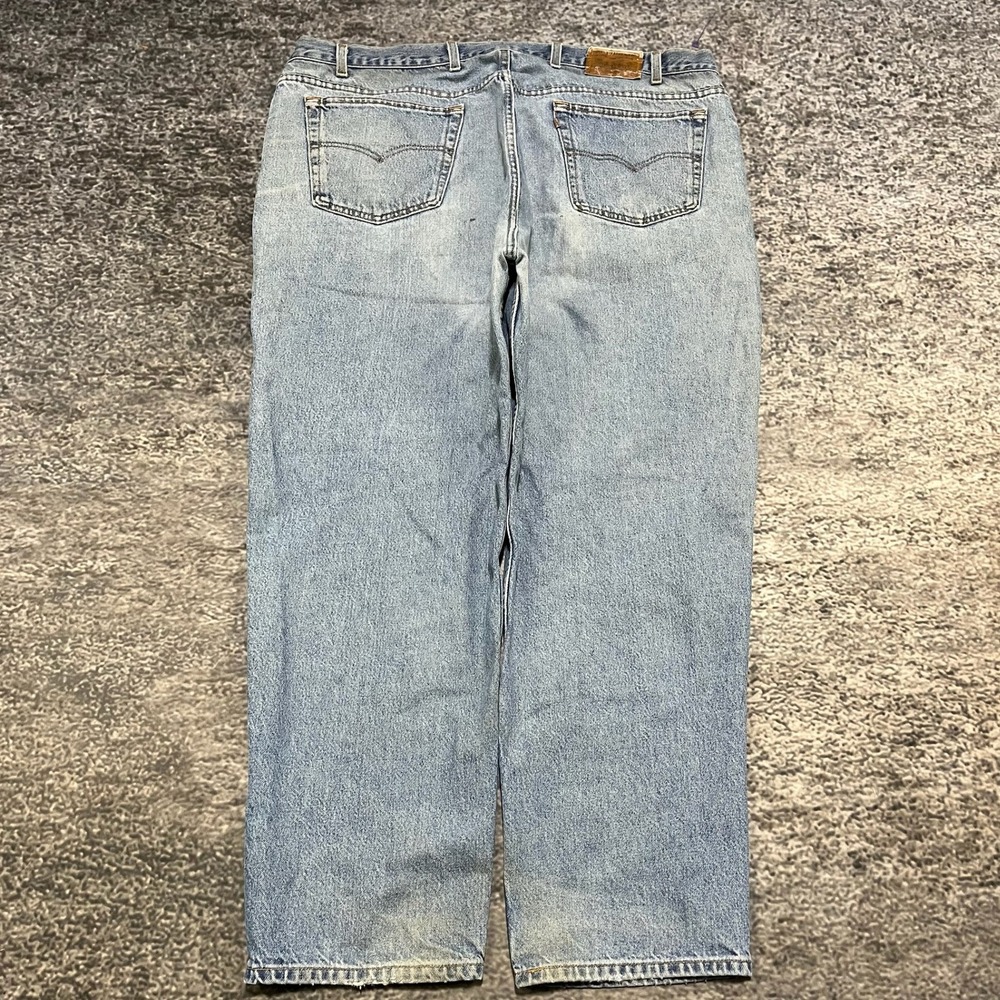 Vintage Levi's 545 Jeans Mens 44x30 Blue Faded Loose Baggy Skater 90s Denim